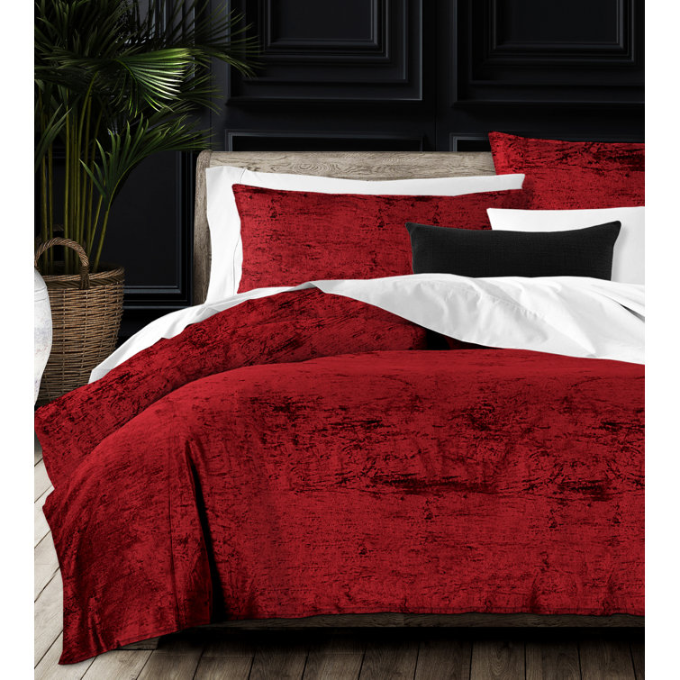 The Tailor's Bed Glamour Velvet Comforter Set & Reviews Wayfair